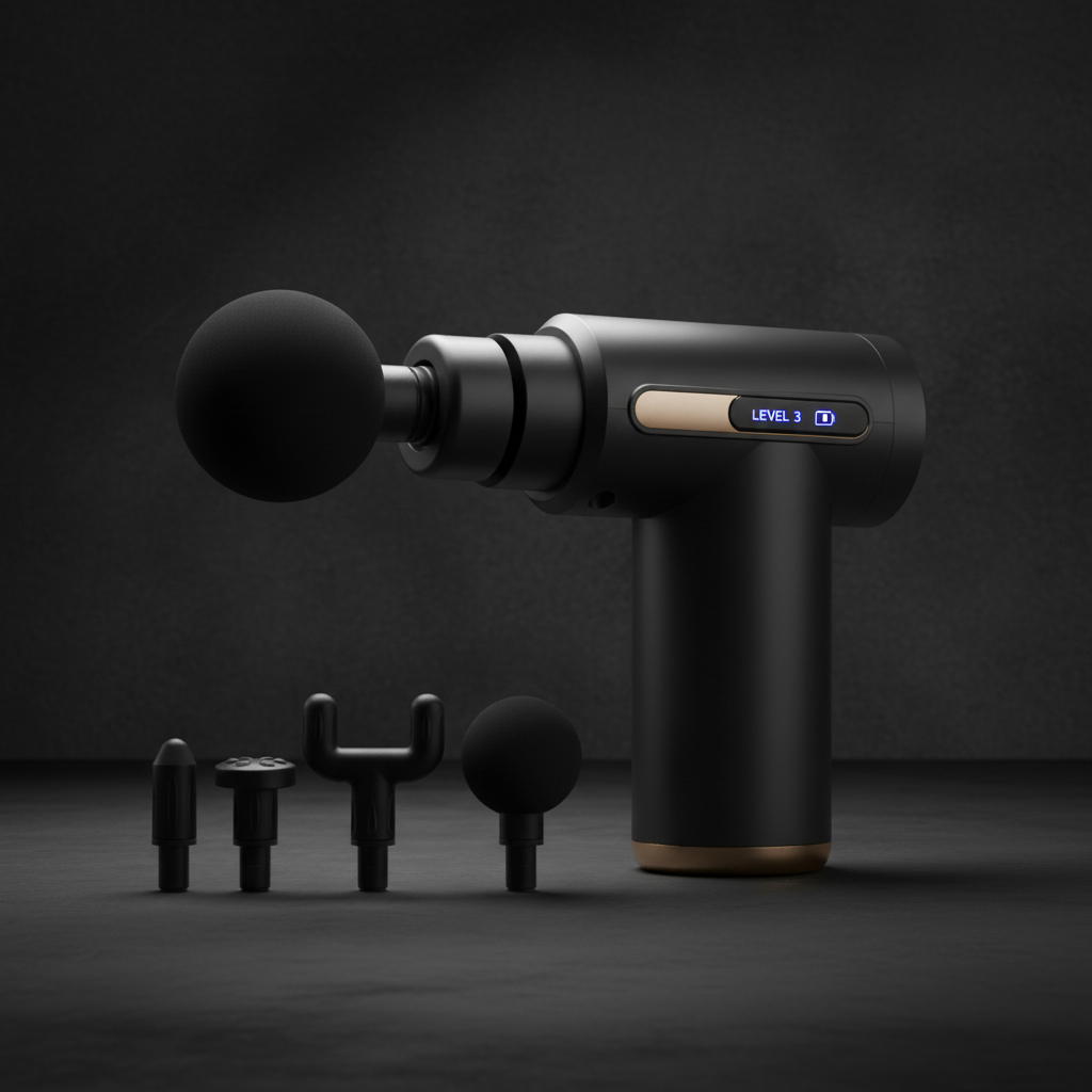Black Massage Gun - Dark Premium